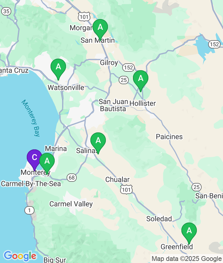 Monterey Available Airport Options